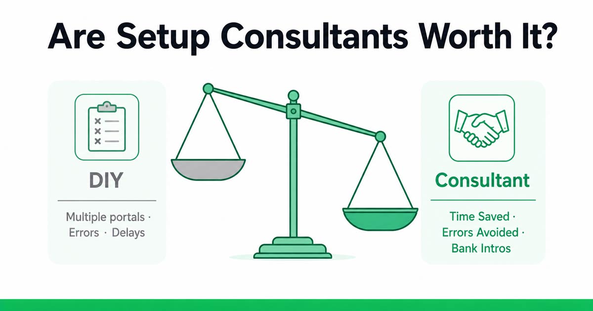 Are business setup consultants worth it in Dubai — time saved, errors avoided, bank introductions
